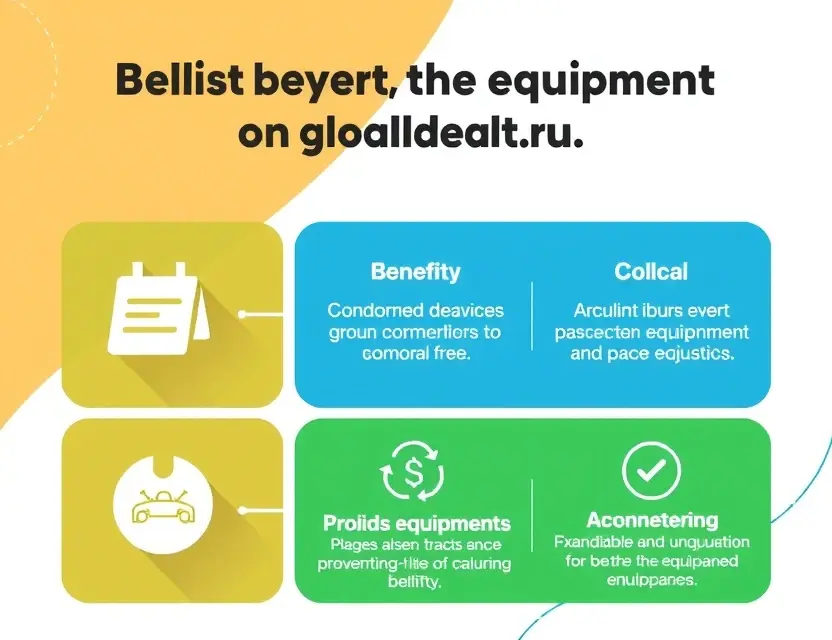 Преимущества покупки оборудования на Glocaldeal.ru